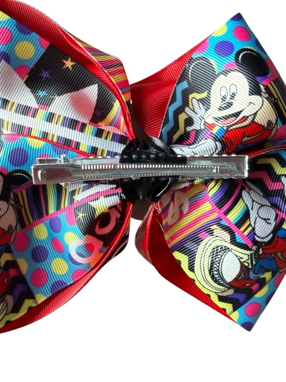 6” Hair Bow set Boutique Mickey‎ Addidas & Rainbow Disney Inspired